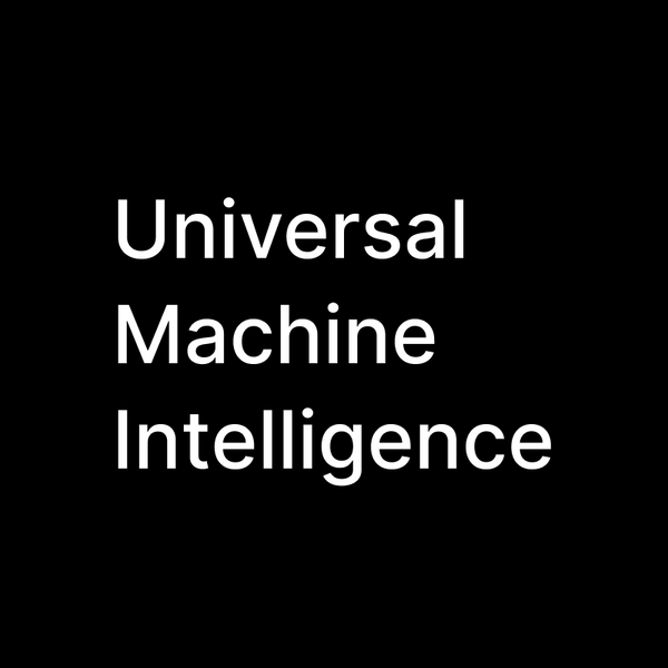 Universal Machine Intelligence